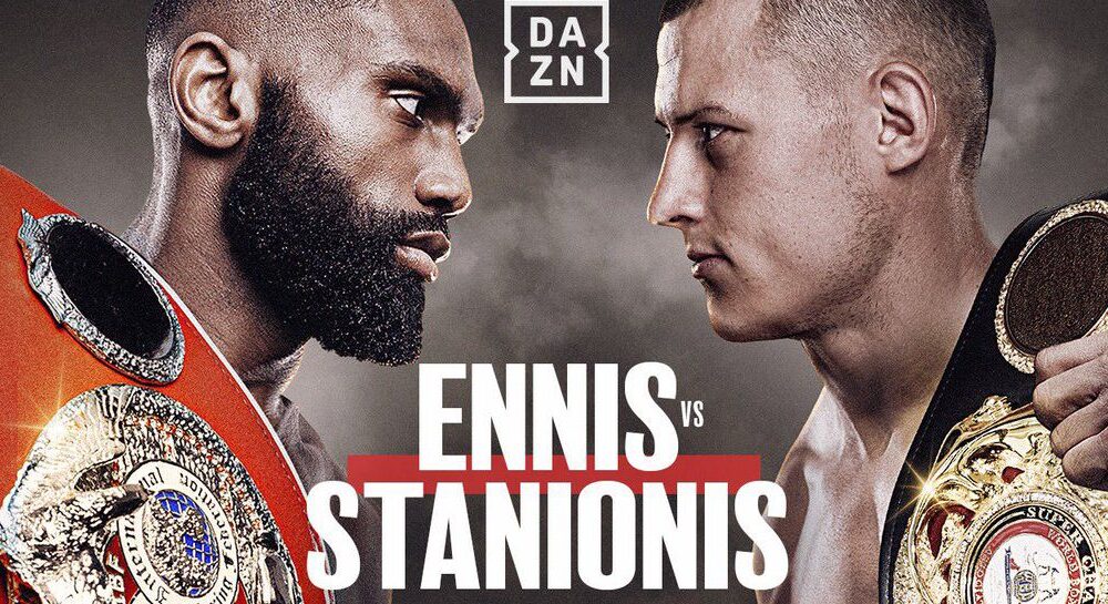 Jaron Ennis vs Eimantas Stanionis Union clerk on April 12