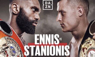 Jaron Ennis vs Eimantas Stanionis Union clerk on April 12
