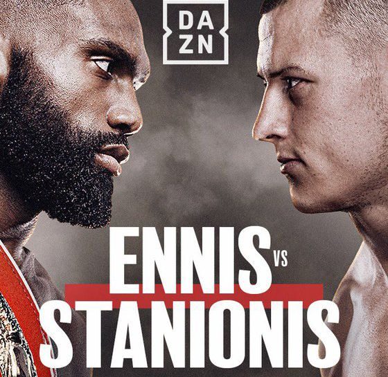 Jaron Ennis vs Eimantas Stanionis Union clerk on April 12