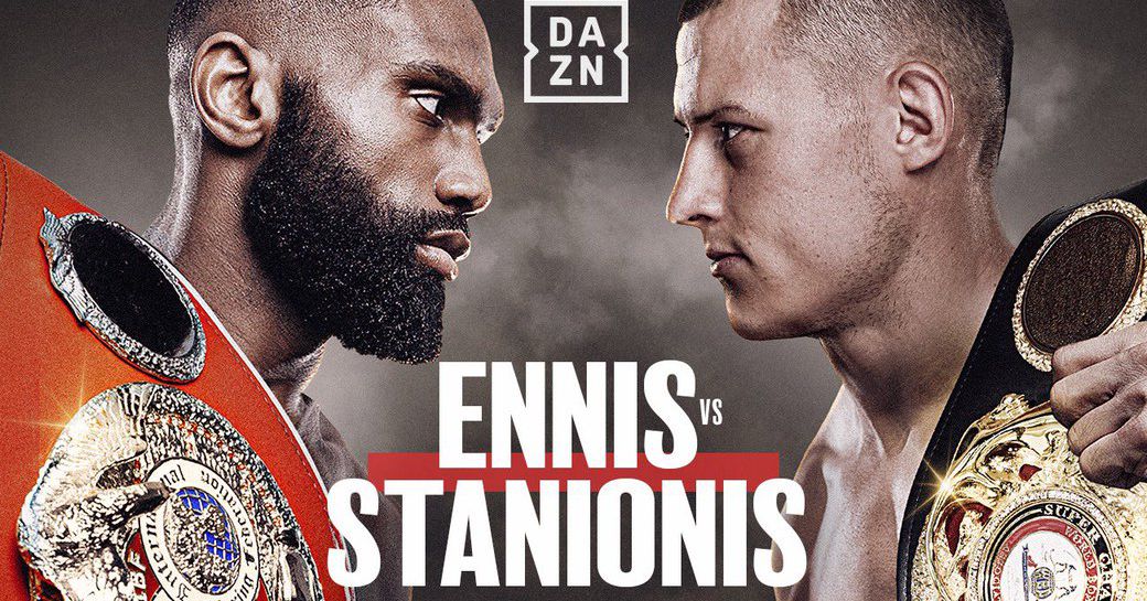 Jaron Ennis vs Eimantas Stanionis Union clerk on April 12