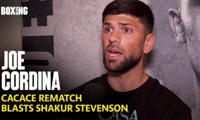 Joe Cordina Calls For Cacace Rematch & Blasts Shakur Stevenson