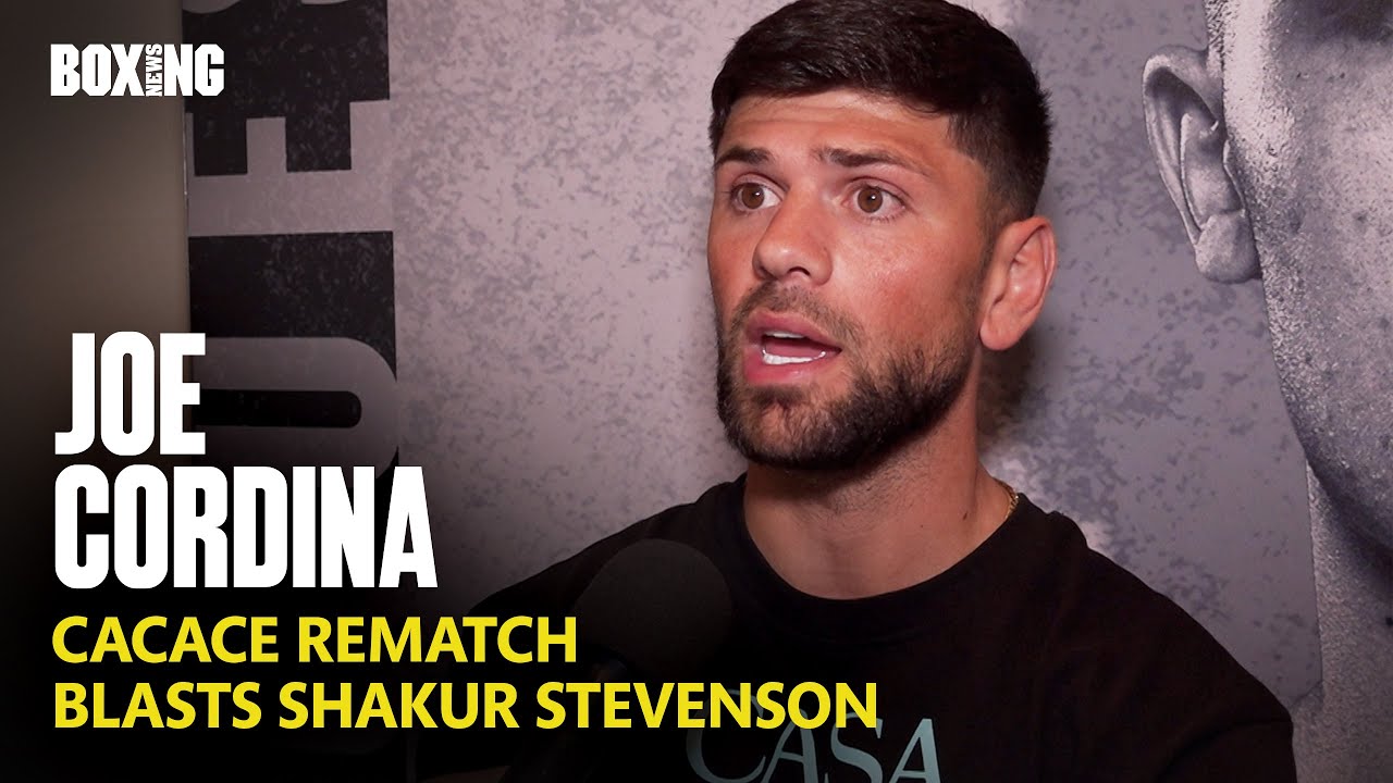Joe Cordina Calls For Cacace Rematch & Blasts Shakur Stevenson