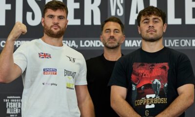 Fisher secured a contentious split decision win over Allen in December Photo Credit: Mark Robinson/Matchroom