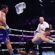 Allen floored Fisher in the fifth round Photo Credit: Mark Robinson Matchroom Boxing