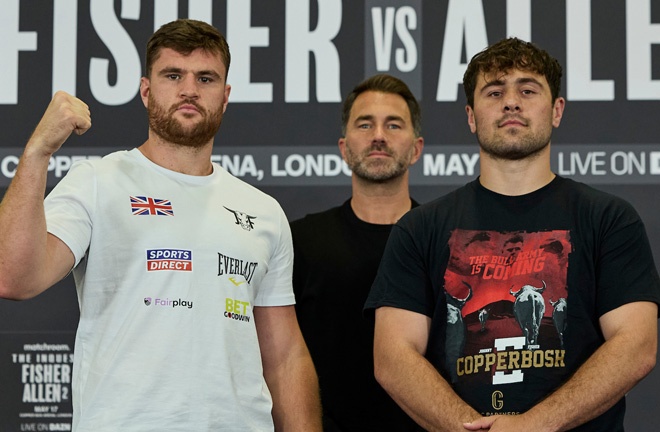 Fisher secured a contentious split decision win over Allen in December Photo Credit: Mark Robinson/Matchroom