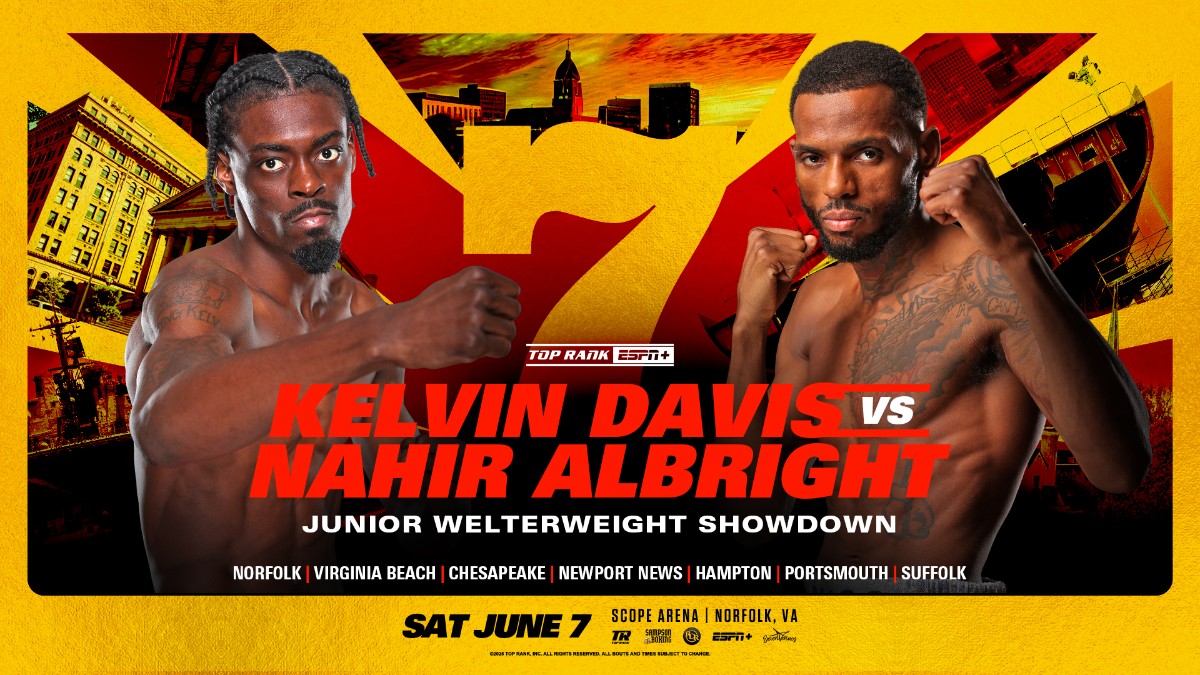 Kelvin Davis vs Nahir Albright
