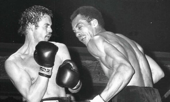 Phil Martin boxing Tim Wood