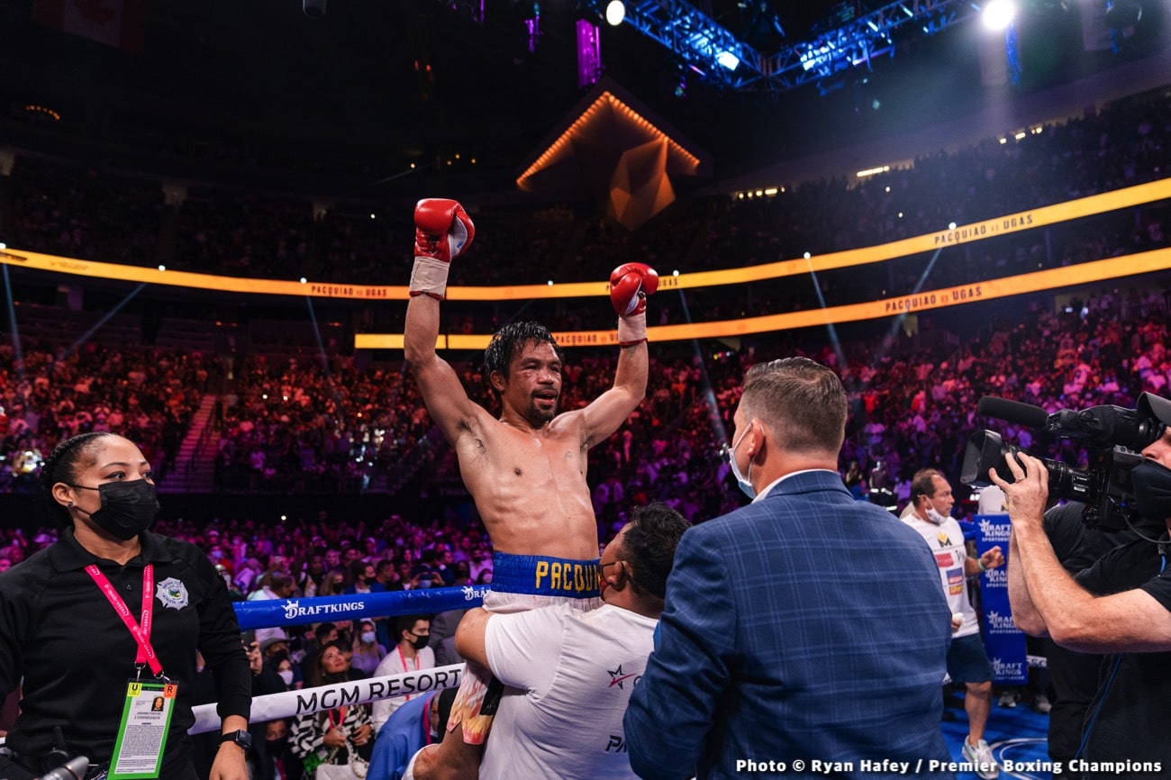 Image: Manny Pacquiao returns to challenge Mario Barrios for WBC welterweight title on July 19