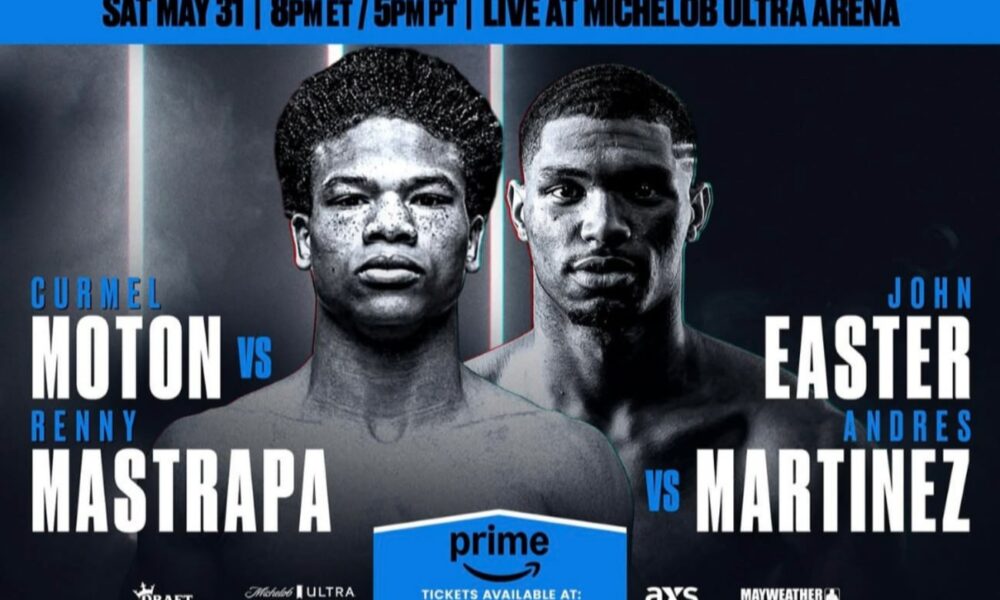 Image: Mayweather Promotions Duo of Curmel Moton and John Easter Are Prelims Featured Attractions