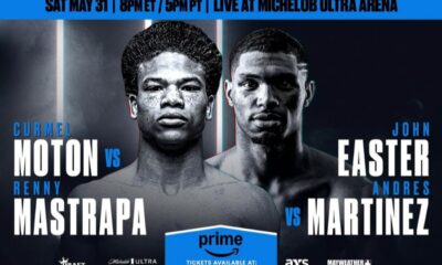 Image: Mayweather Promotions Duo of Curmel Moton and John Easter Are Prelims Featured Attractions