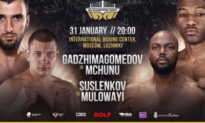 Muslim Gadzhimagomedov vs Thabiso Mchunu set on January 31