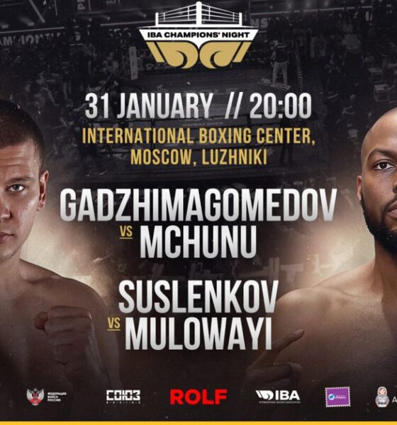 Muslim Gadzhimagomedov vs Thabiso Mchunu set on January 31