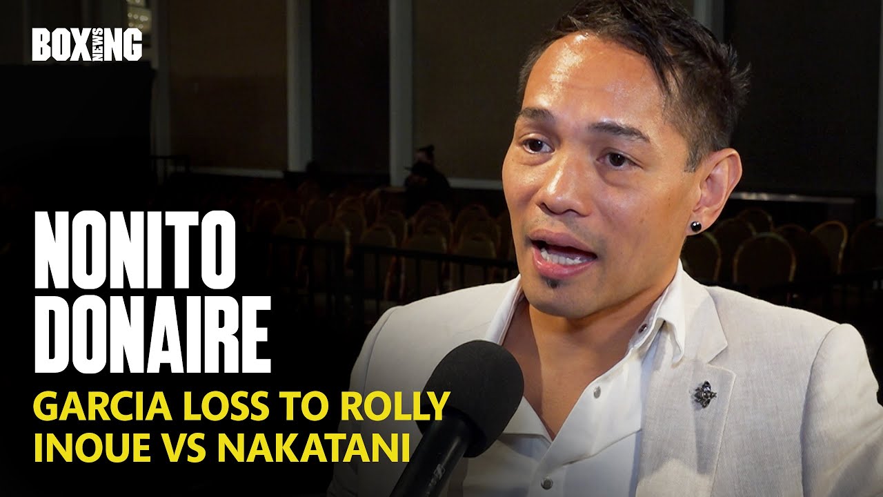 Nonito Donaire Reacts To Ryan Garcia Shock Loss To Rolly Romero