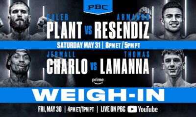 Image: Plant vs. Resendiz and Charlo vs. LaManna - Official Weights for Saturday