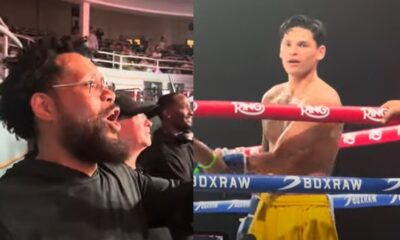 Ryan Garcia & Bill Haney HEATED CONFRONTATION; WAR OF WORDS ERUPTS as Bill TAUNTS DRUG-FREE workout