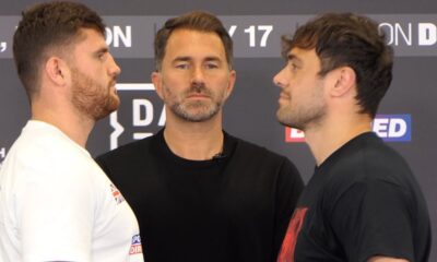 TENSE! Johnny Fisher vs Dave Allen 2 • FACE OFF | Eddie Hearn & DAZN Boxing