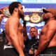 Image: Taylor 146.8 vs. Essuman 146.4 and Itauma 254 vs. Balogun 241 - Official DAZN Weights