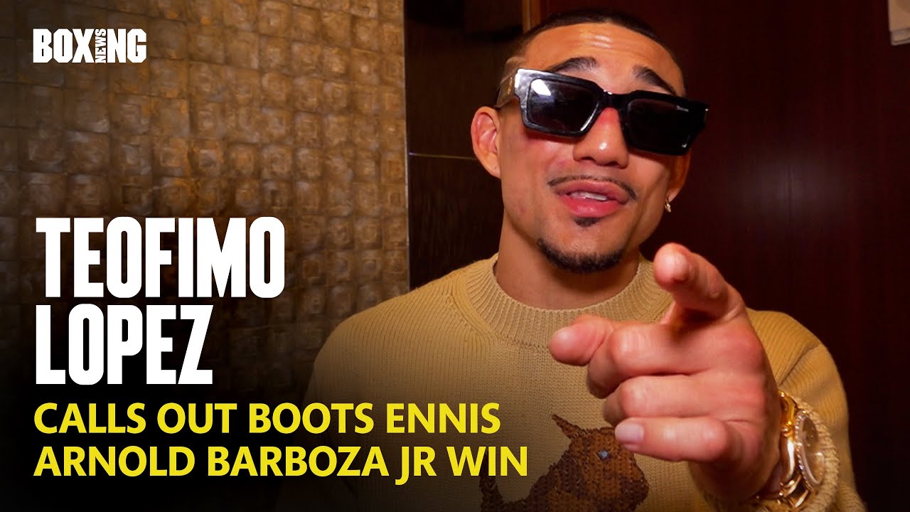 Teofimo Lopez Calls Out Jaron Ennis After Barboza Win