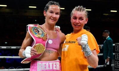 Zimmermann suffered a gruesome cut in her defeat to Harper Photo Credit: GBM Sports