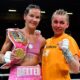 Zimmermann suffered a gruesome cut in her defeat to Harper Photo Credit: GBM Sports