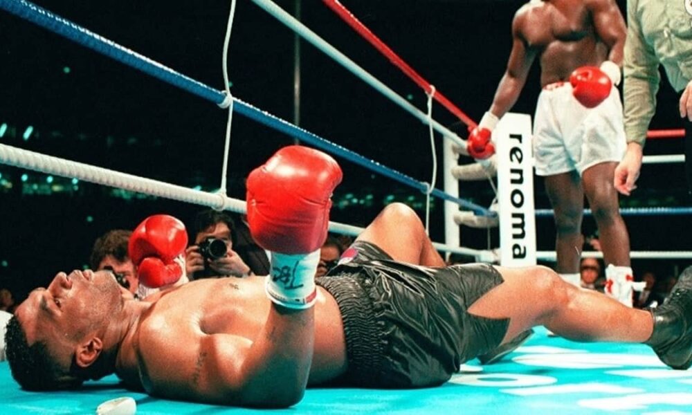 Mike Tyson knocked out Buster Douglas underdog boxing wins