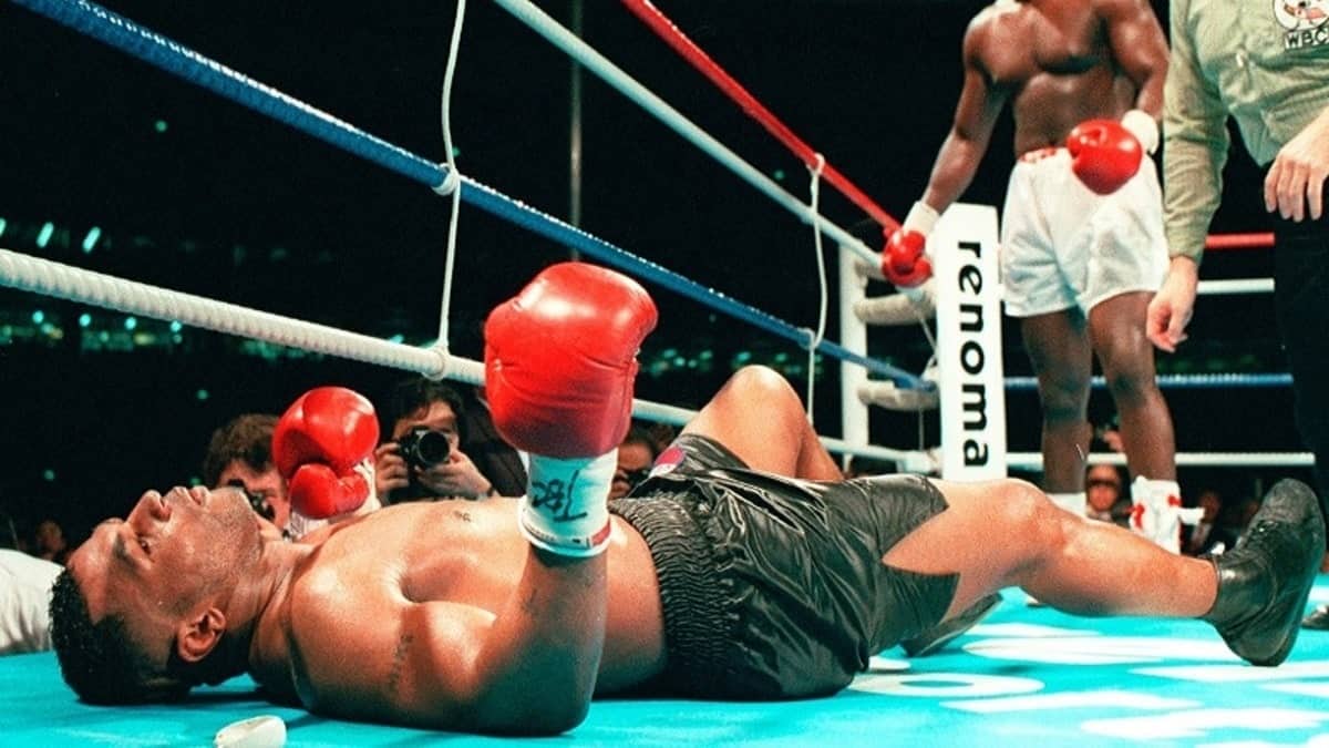 Mike Tyson knocked out Buster Douglas underdog boxing wins