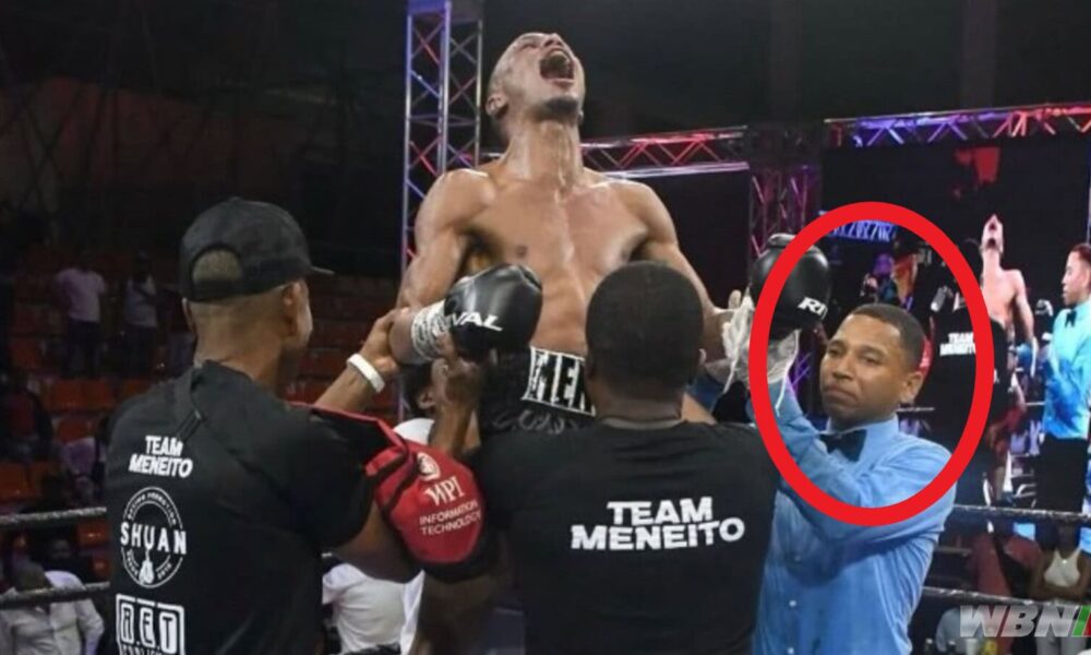 boxing referee attacked