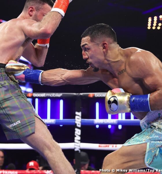 Image: Teofimo's Sneaky Pep Talk to Josh Taylor