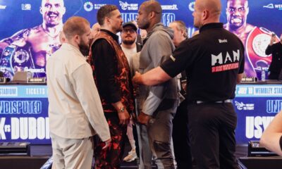 Image: The Face of Fear: Daniel Dubois' Intimidated Gaze Across From Usyk Foreshadows Another Defeat