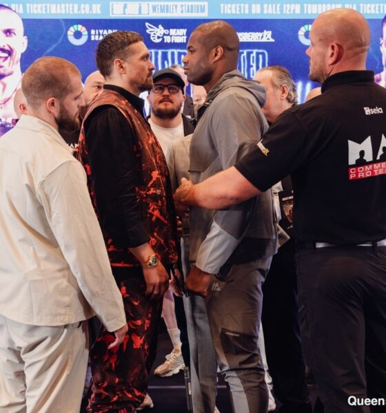Image: The Face of Fear: Daniel Dubois' Intimidated Gaze Across From Usyk Foreshadows Another Defeat
