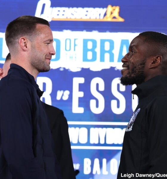 Image: Tonight's Live Results: Josh Taylor vs. Ekow Essuman - From Glasgow