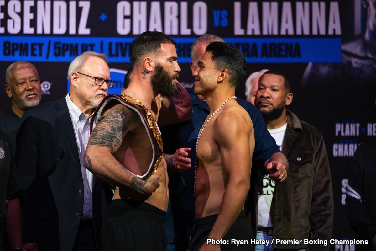Image: Tonight's Live Results: Plant vs. Resendiz and Charlo vs. LaManna