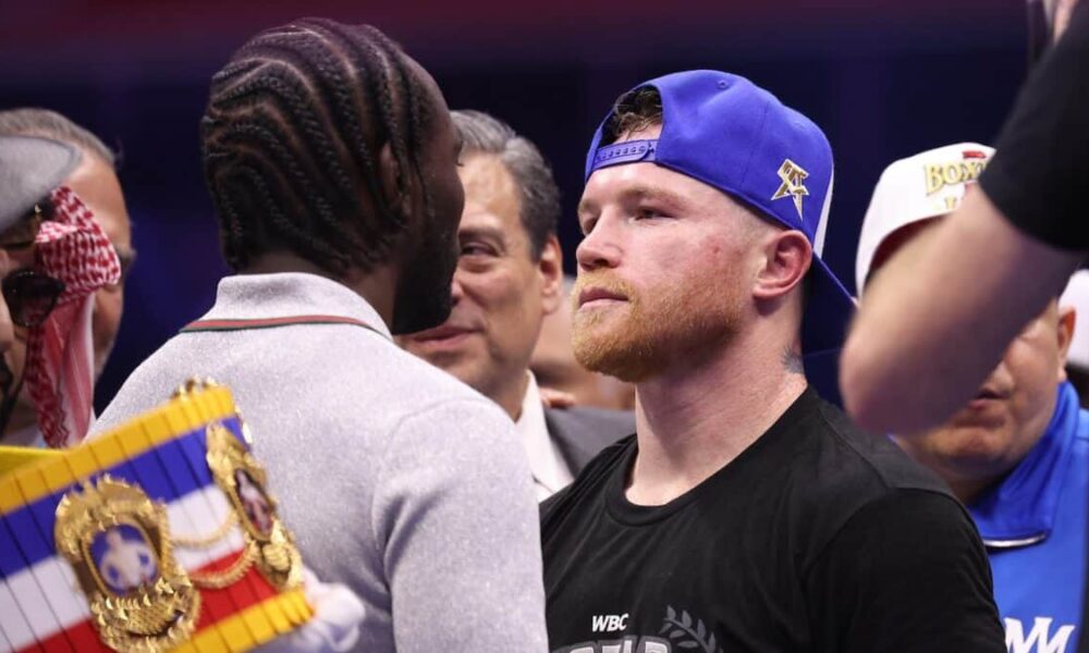 Canelo vs Crawford face off