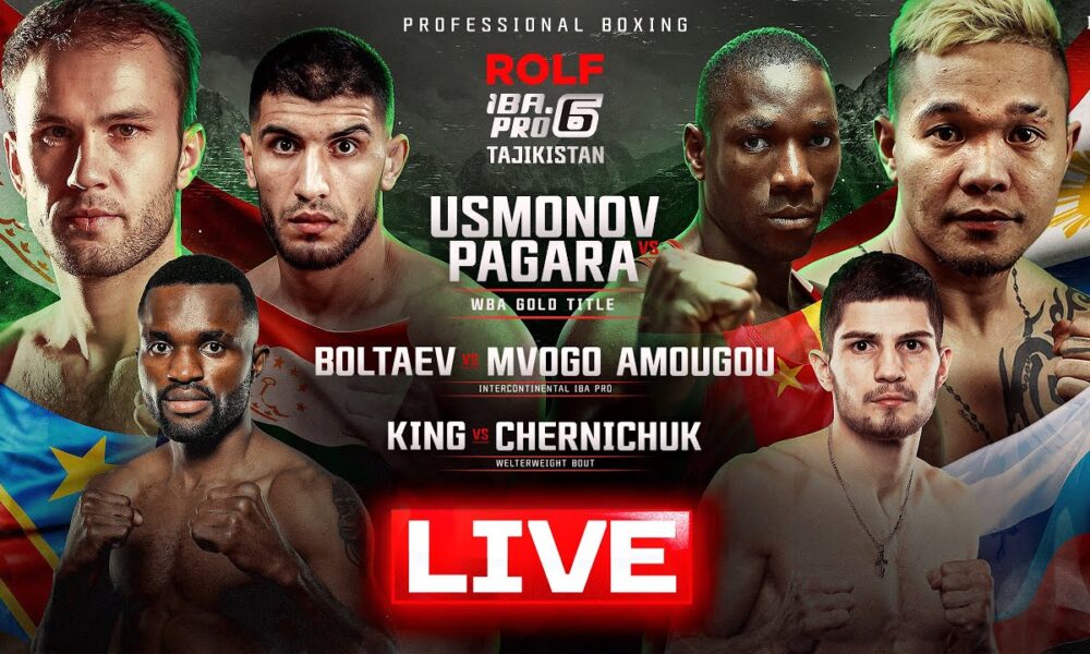 Usmonov vs Pagara | LIVE Boxing
