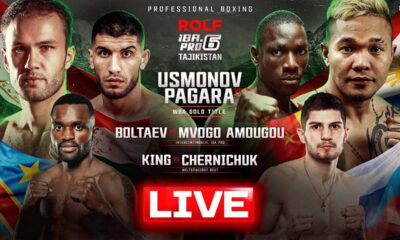 Usmonov vs Pagara | LIVE Boxing