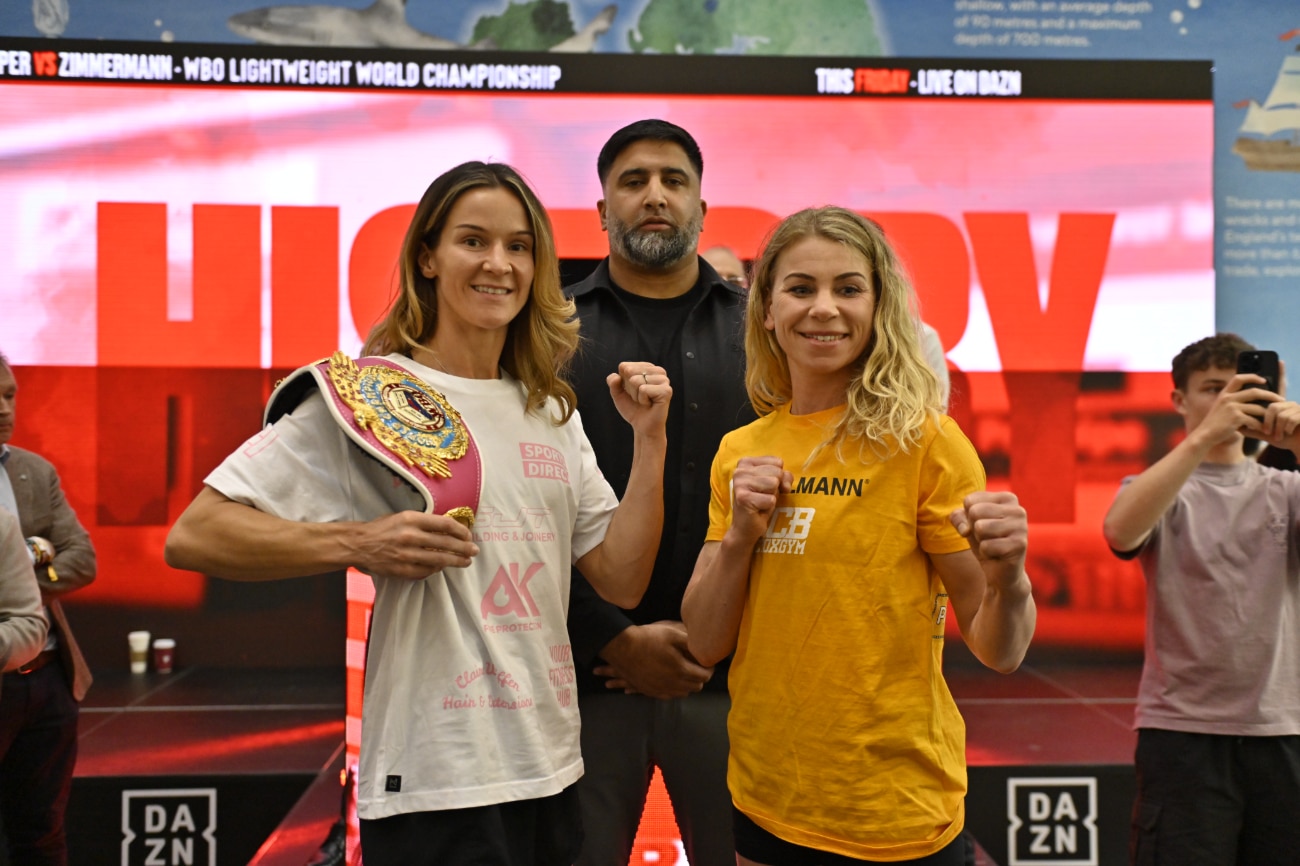 Image: WBO Lightweight Title Bout Harper vs. Zimmermann