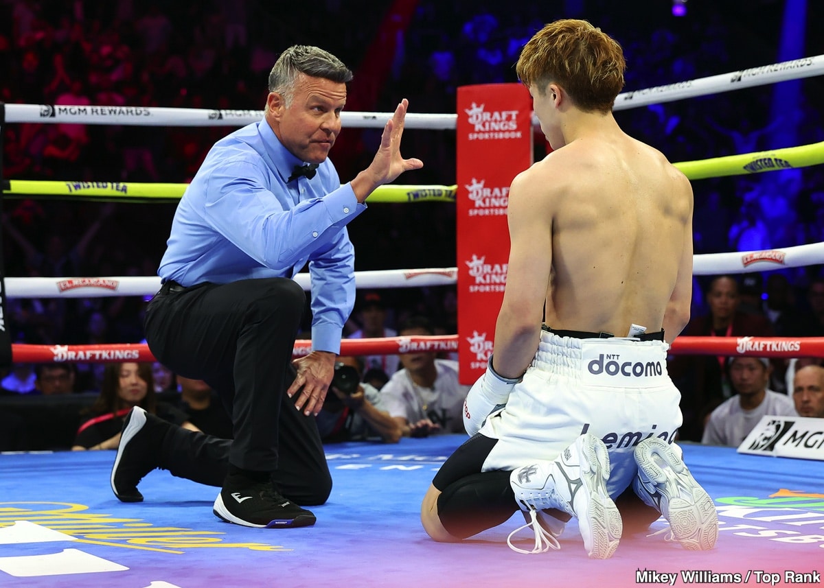 Image: "You Can't Get Hit Like That": Tim Bradley Praises Inoue's Resilience After Cardenas Scare, But Warns Against Featherweight Move