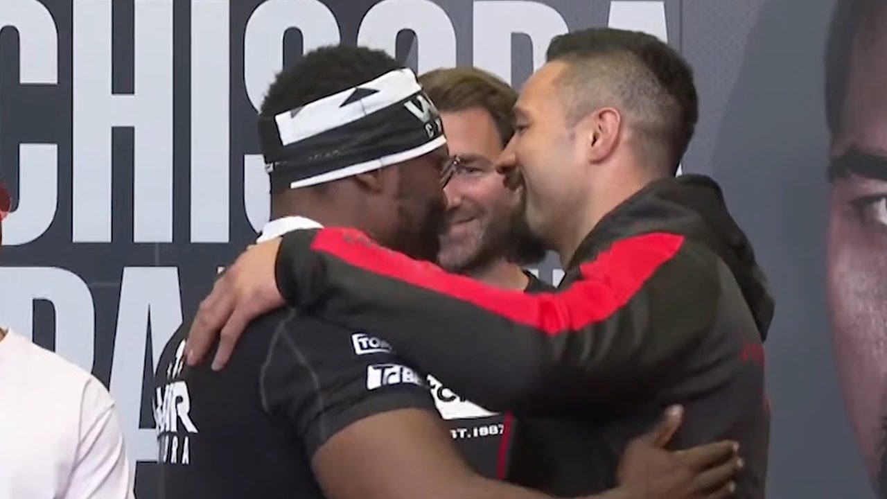 A CUDDLE BEFORE LIGHTS OUT? Dereck Chisora vs Joseph Parker PRESS CONFERENCE