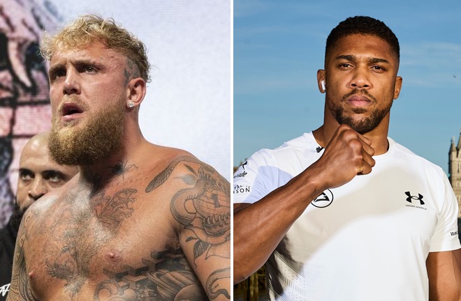 Jake Paul called out Anthony Joshua Photo Credit: Amanda Westcott/Most Valuable Promotions/Mark Robinson/Matchroom Boxing