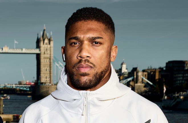Joshua had successful surgery on his elbow Photo Credit: Mark Robinson Matchroom Boxing