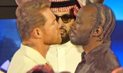 CANELO STEPS TO CRAWFORD!! • FULL FIRST FACE OFF • TKO BOXING