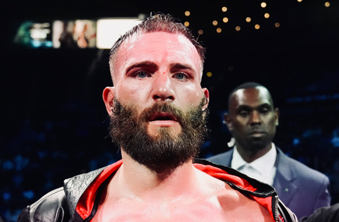 Caleb Plant suffered a shock split decision defeat to Jose Armando Resendiz in Las Vegas Photo Credit: Sean Michael Ham/TGB Promotions