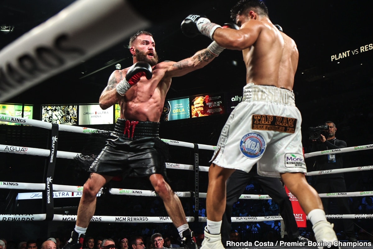 Image: Caleb Plant's Trainer Concerned About Face Breakdown Against Armando Resendiz
