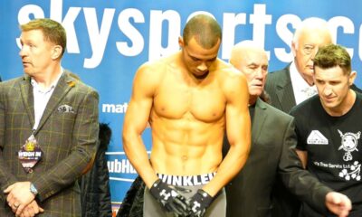 Chirs Eubank Jr OVERWEIGHT! vs Spike Gary O'Sullivan - WEIGH IN