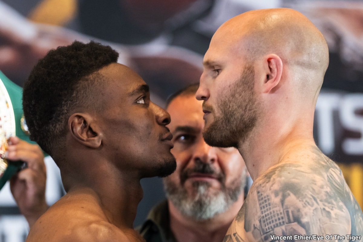 Image: Christian Mbilli 167.7 vs. Maciej Sulecki 167.7 - Weigh-in Results for Friday
