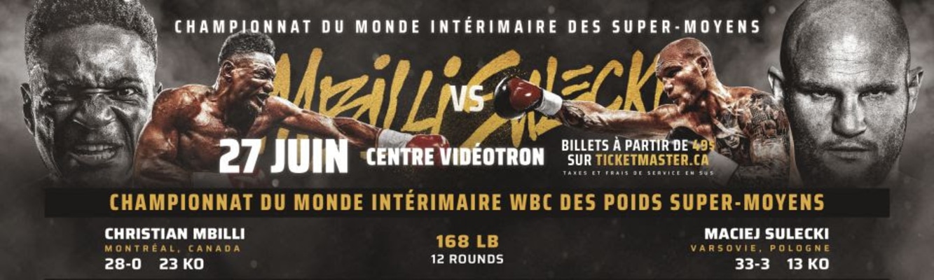 Image: Christian Mbilli Declares "Big War" Against Maciej Sulecki for WBC Interim Title in Anticipated Quebec City Main Event This Friday