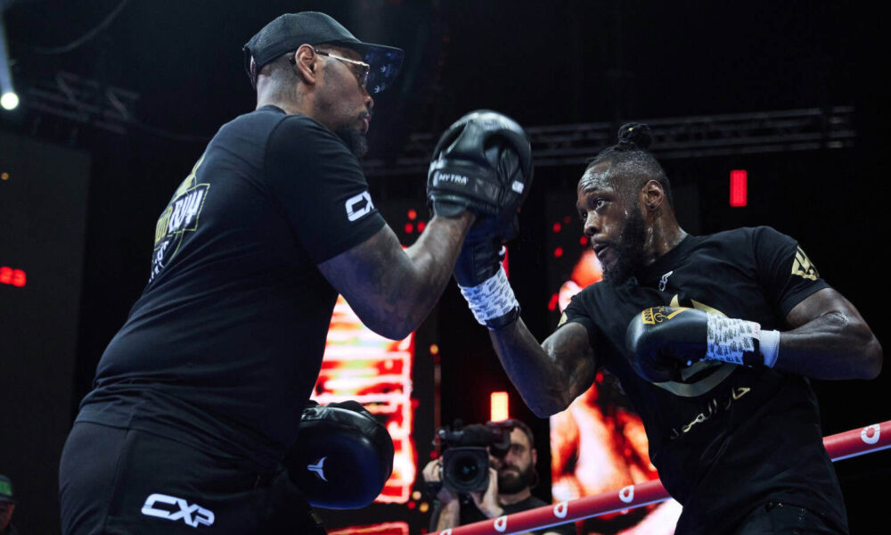 Deontay Wilder and Malik Scott