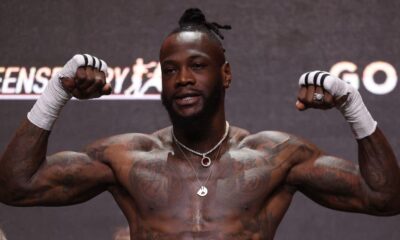 Deontay Wilder weighs 213 pounds, looks like a cruiserweight
