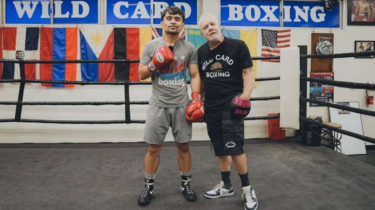 Manny Pacquiao jr and Freddie Roach 2025