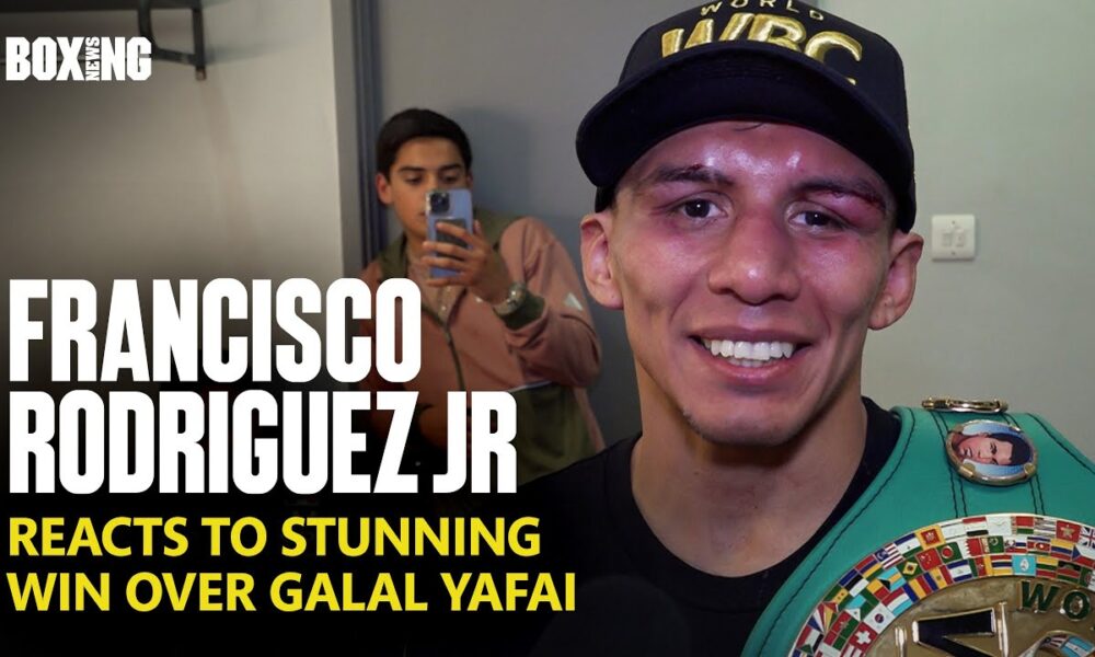 Francisco Rodriguez Jr Reacts To Stunning Win Over Galal Yafai